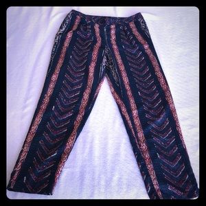 RALPH LAUREN Loose Fit Polyester Pants Sz 8